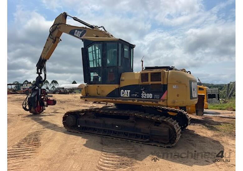 caption 2009 CATERPILLAR 320DFM WITH WARATAH 616C HEAD