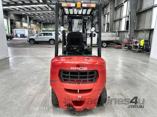 2020 Hangcha Pride CPCD25 XW33F Ride-On Diesel Forklift