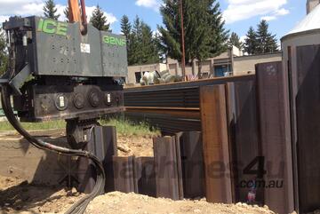 ICE 32NF Vibratory Hammer and Power Pack - Crane Suspended - Single or Double Clamp