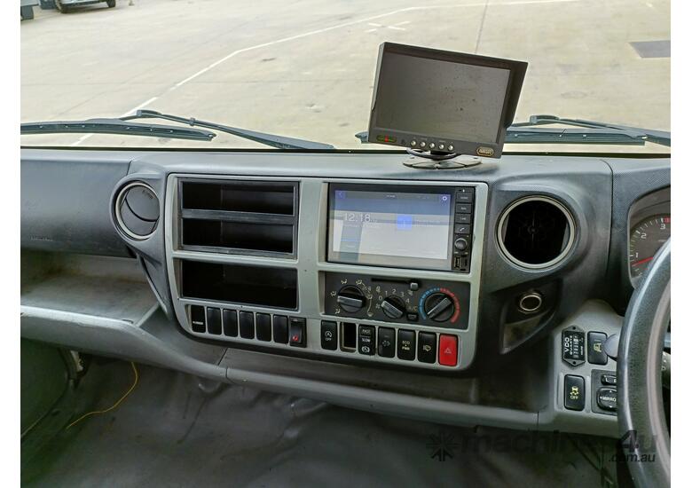 caption 2013 Hino 300 Hybrid 4x2 Tray Truck