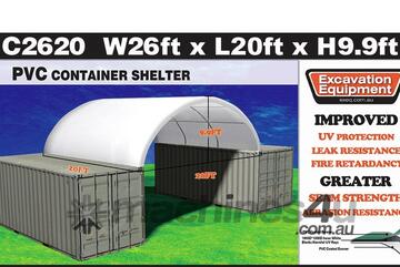 26ft x 20ft Container Shelter - No End Wall