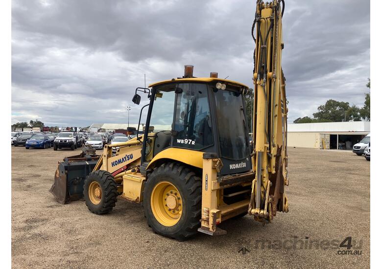 caption 2010 Komatsu WB93R-5EO 4x4 Backhoe/Loader