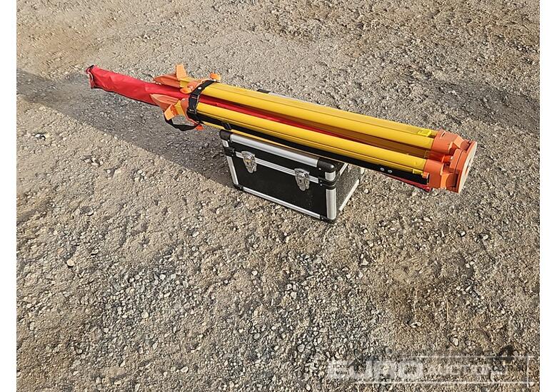 Unused Captok Self-Leveling Rotary Laser Level With Batteries, Receiver, Tripod, Grade Rod 