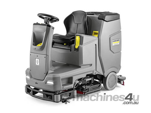 caption Karcher B 110 R Ride-On Scrubber Dryer