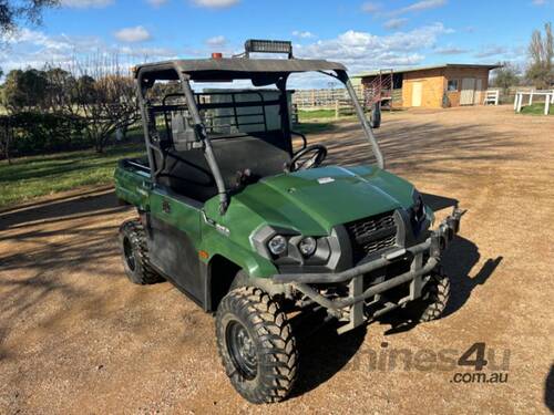 caption KAWASAKI 4X4 MULE, TIPPING TRAY, VERY GOOD ORDER
