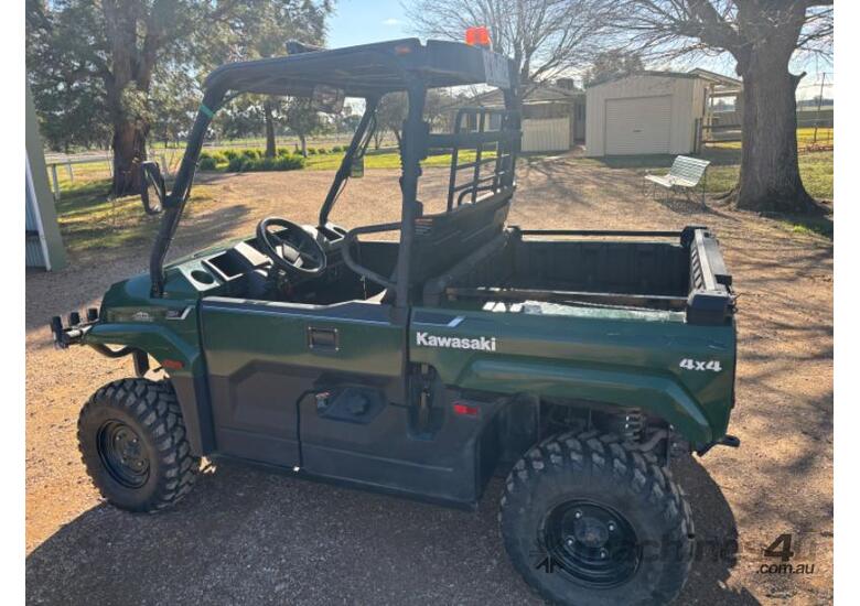 caption KAWASAKI 4X4 MULE, TIPPING TRAY, VERY GOOD ORDER