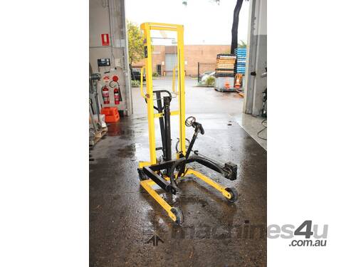 caption Drum Lifting and Tipping Trolley.