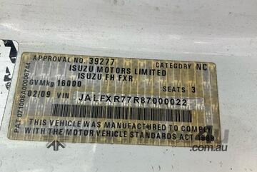 Isuzu 2009   FXR 1000 Long EWP