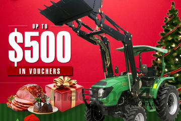 AgKing - 40HP Tractor ROPS 4WD AK404 with FEL & 4in1 Bucket - Packages Available