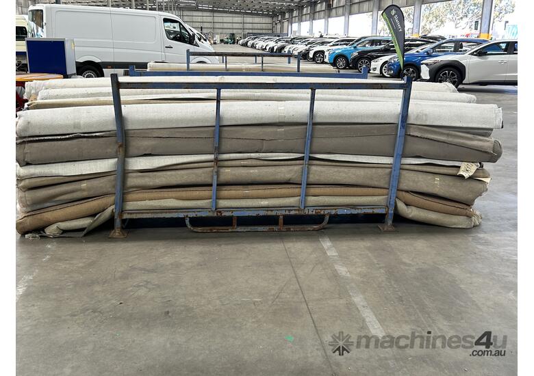 Large Quantity Of Assorted Carpet Rolls Including Stillage