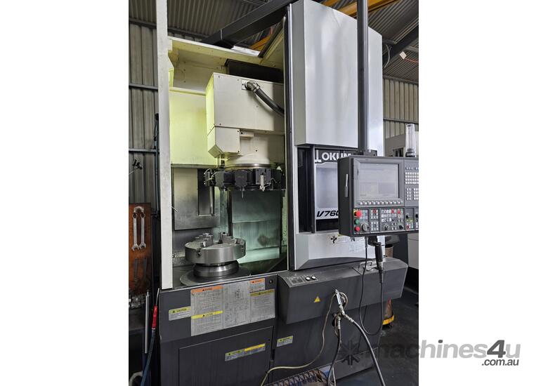 OKUMA V760 EX VERTICAL LATHE