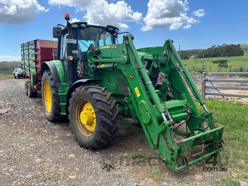John Deere 6140M Tractor and 643R Front End loader + equipment