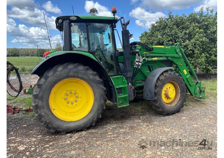 John Deere 6140M Tractor and 643R Front End loader + equipment