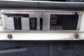 2017 Scania R620 6x4 Prime Mover