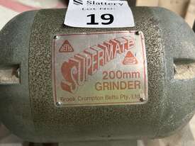 Supermate 200mm Pedestal Grinder - picture0' - Click to enlarge