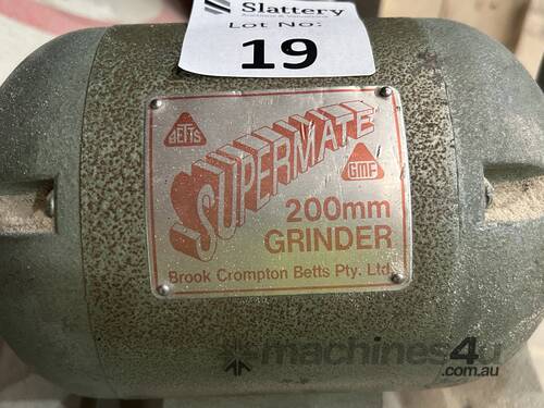 Supermate 200mm Pedestal Grinder