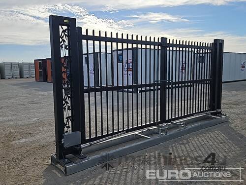 Unused 20FT DG17CAO Driveway Electrical Double Swing Gate c/w Remote Control 