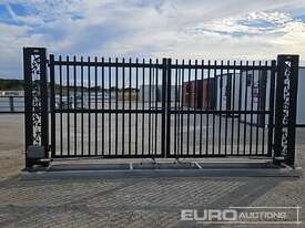 Unused 20FT DG17CAO Driveway Electrical Double Swing Gate c/w Remote Control  - picture0' - Click to enlarge
