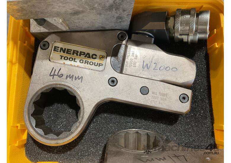 *UNRESERVED* Enerpac W-Series Low-Profile Hydraulic Torque Wrench Drive Unit Kit