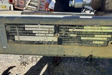 2011 Rapid Spray STT110 RFF Single Axle Trailer Other