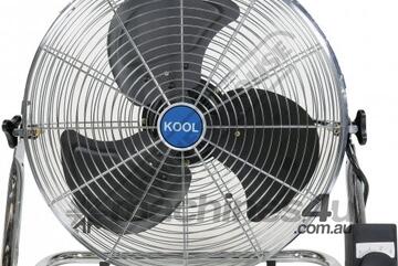 Industrial Floor Fan - 450mm FD-45 Fan swivels 140 inside frame 124 cubic M/min Air Flow