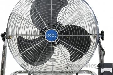 Industrial Floor Fan - 450mm FD-45 Fan swivels 140 inside frame 124 cubic M/min Air Flow