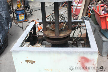 Heavy duty rotating machine base variable speed