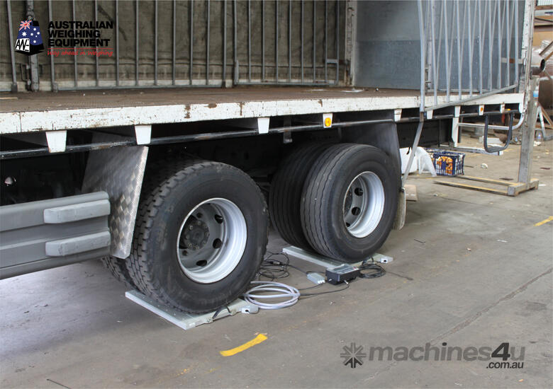 caption Axle Weigher: Light Weight + Heavy Duty Design