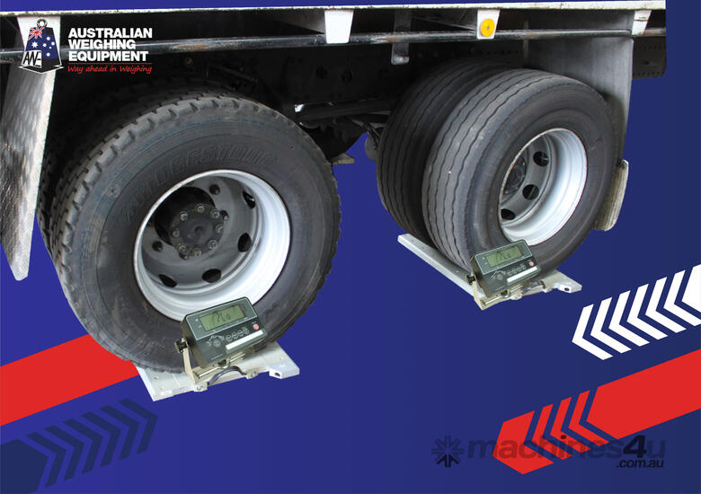 caption Axle Weigher: Light Weight + Heavy Duty Design