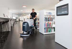 CLEANQUIP-Nilfisk SC500 53B Battery Scrubber/Dryer