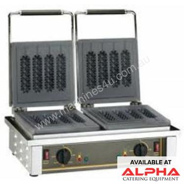 Roller Grill GED 80 Double Plate Waffle Machine (Stick)