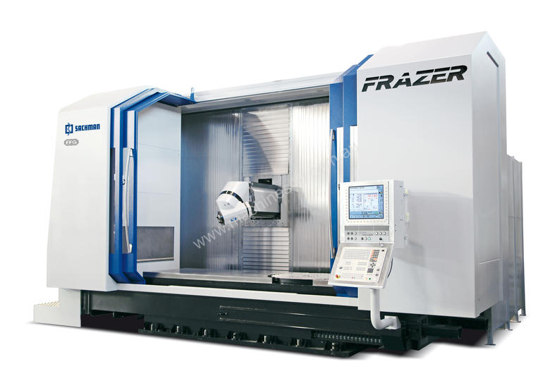 caption Sachman Frazer Traveling Column CNC Bed Mills