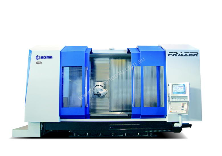 caption Sachman Frazer Traveling Column CNC Bed Mills