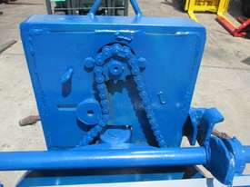Rotating Fork /Bin Hold Down, Forklift Attachment - picture1' - Click to enlarge
