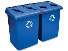 RUBBERMAID 256R-73 Glutton Recycling Station - 4 Stream - picture0' - Click to enlarge