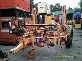 4ton cable drum trailer , hyd self loader , drum drive , diesel powered , - picture1' - Click to enlarge