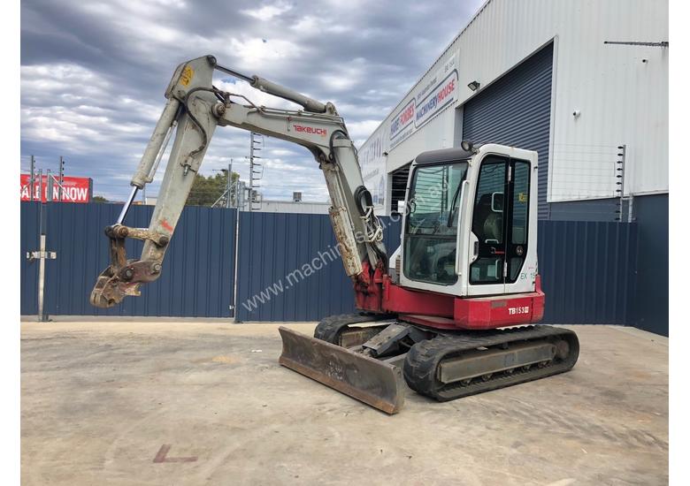 caption TAKEUCHI TB153FR MINE SPEC EXCAVATOR – 733