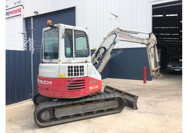 caption TAKEUCHI TB153FR MINE SPEC EXCAVATOR – 733