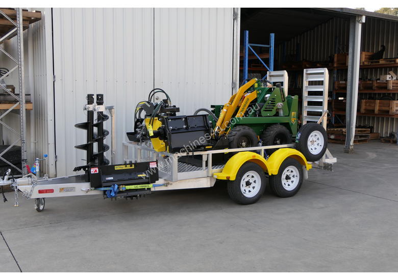 caption KANGA MINI LOADER BUSINESS ON A TRAILER PACKAGE 2.5T ALLOY