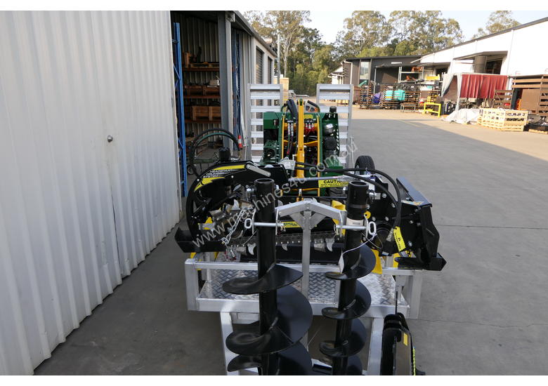 caption KANGA MINI LOADER BUSINESS ON A TRAILER PACKAGE 2.5T ALLOY