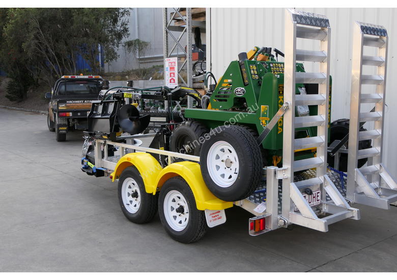 caption KANGA MINI LOADER BUSINESS ON A TRAILER PACKAGE 2.5T ALLOY