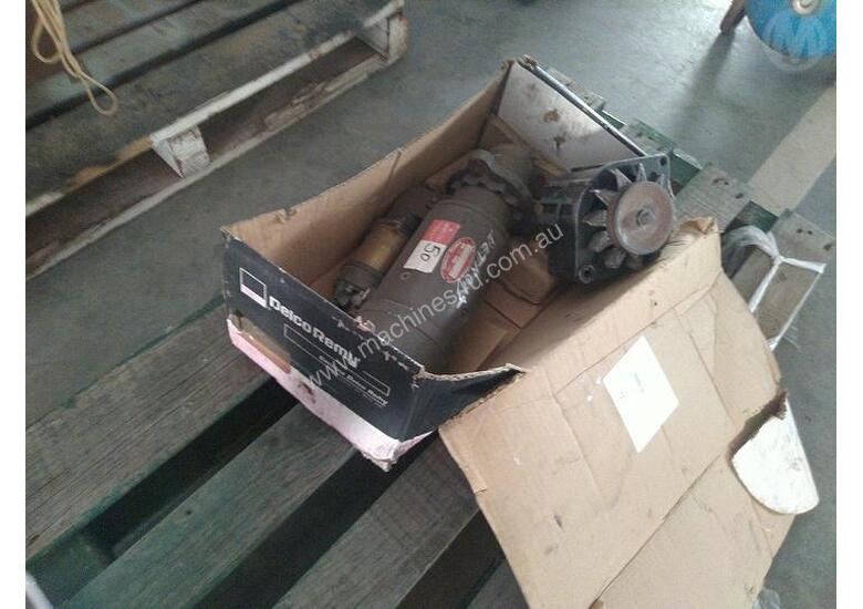 caption Assorted Box Starter Motor And Alternator