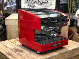 BOEMA DELUXE 1 GROUP RED ESPRESSO COFFEE MACHINE - picture0' - Click to enlarge
