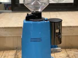 MAZZER ROBUR AUTOMATIC SKY BLUE ESPRESSO COFFEE GRINDER - picture2' - Click to enlarge