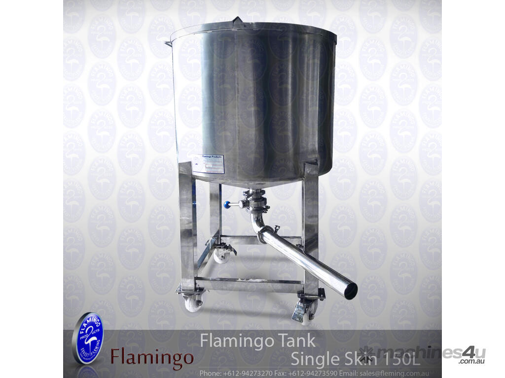New 2019 flamingo Flamingo Single Skin Tank 150L EFTS150 Stainless