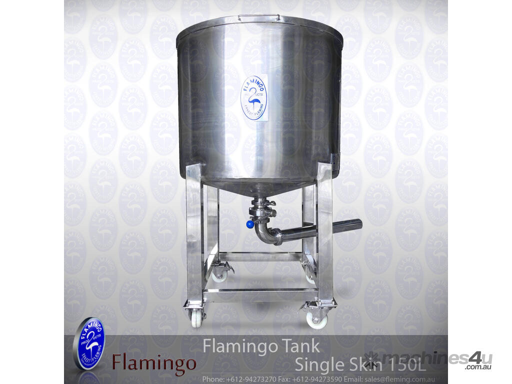 New 2019 flamingo Flamingo Single Skin Tank 150L EFTS150 Stainless