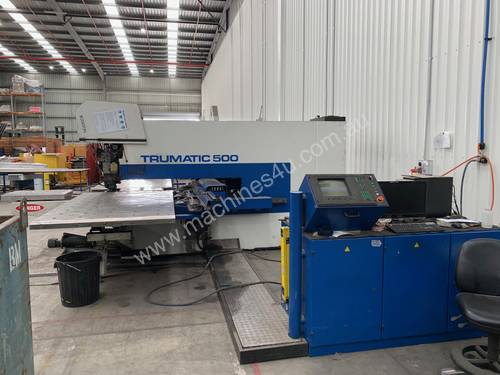 TRUMPF TRUMATIC 500 CNC PUNCHING MACHINE, RARE OPPORTUNITY for $ 34,000. TRADE Your Surplus Machines