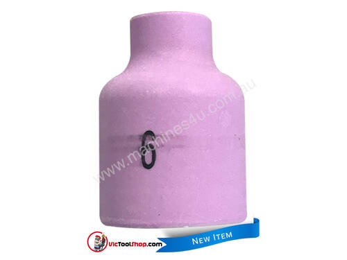 Tigmaster TIG Shroud Gas Nozzles Ceramic #6 10MM Stubby SR17/26  54N16SW