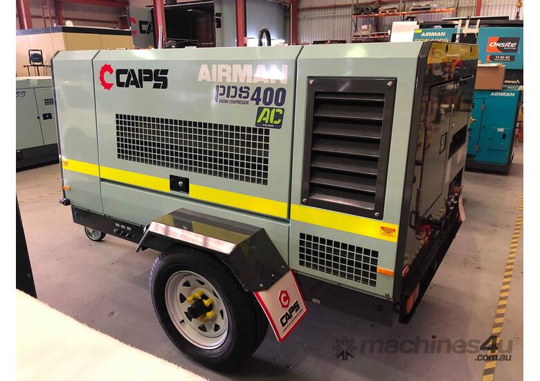 Airman Portable Diesel Air Compressor: PDS400SC-6B5-T - Hire