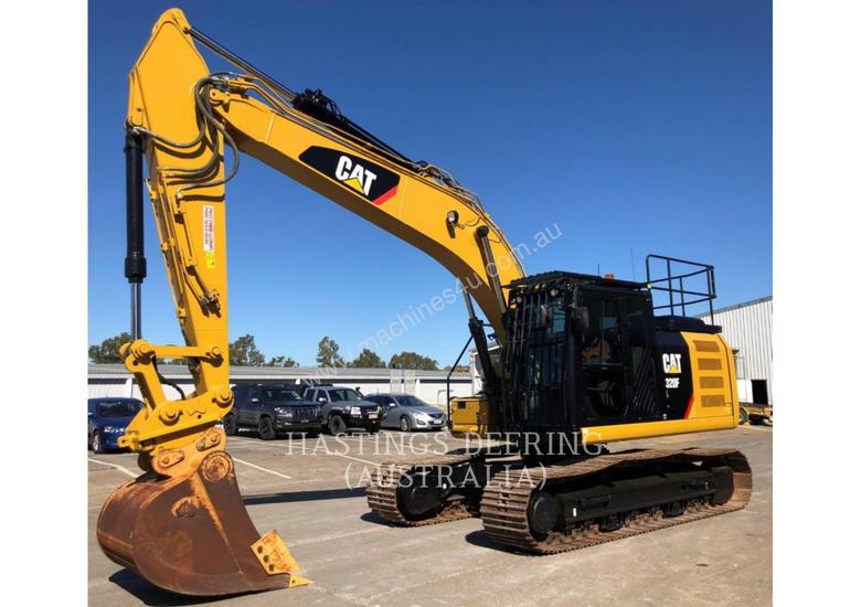 caption CATERPILLAR 320 F L Track Excavators